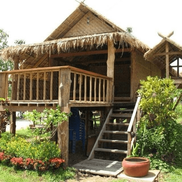 Bamboo house