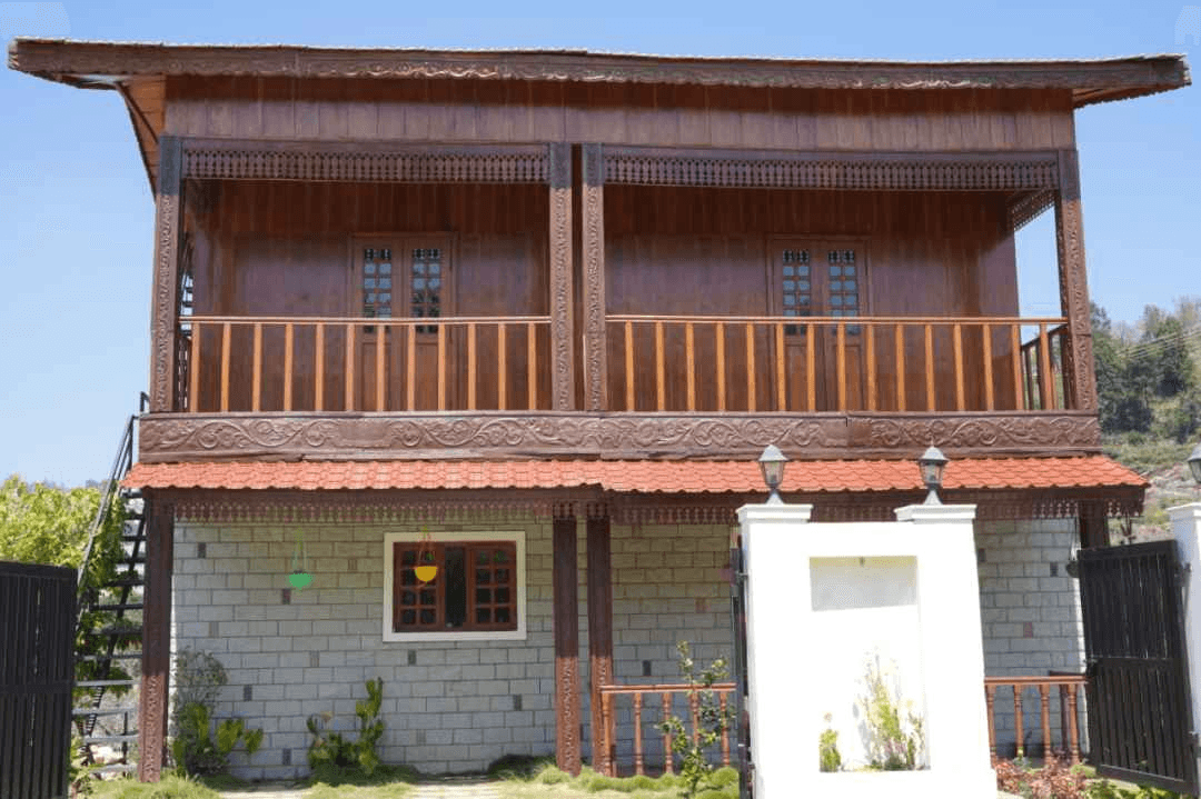 Wood house